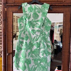 Milly Green Floral Mini Dress